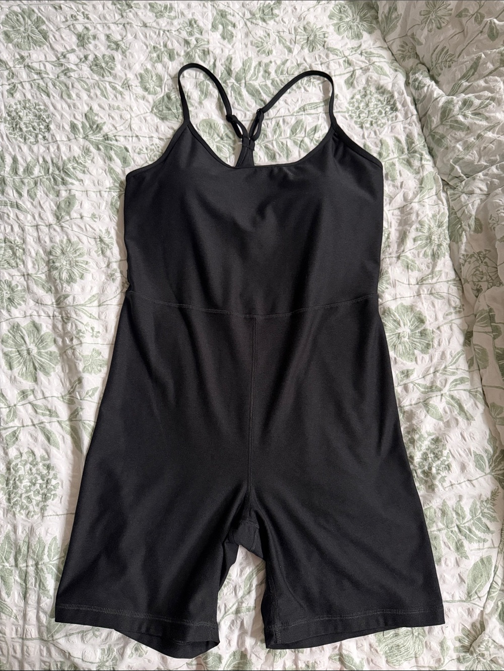 Old Navy Black Active Scoop Neck Tank All in One Romper